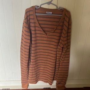Columbia striped thermal top